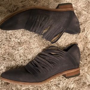 Grey Free People Boots